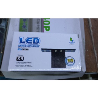 Đèn Led kẹp mini Jenceca X3 cho bể cá để bàn