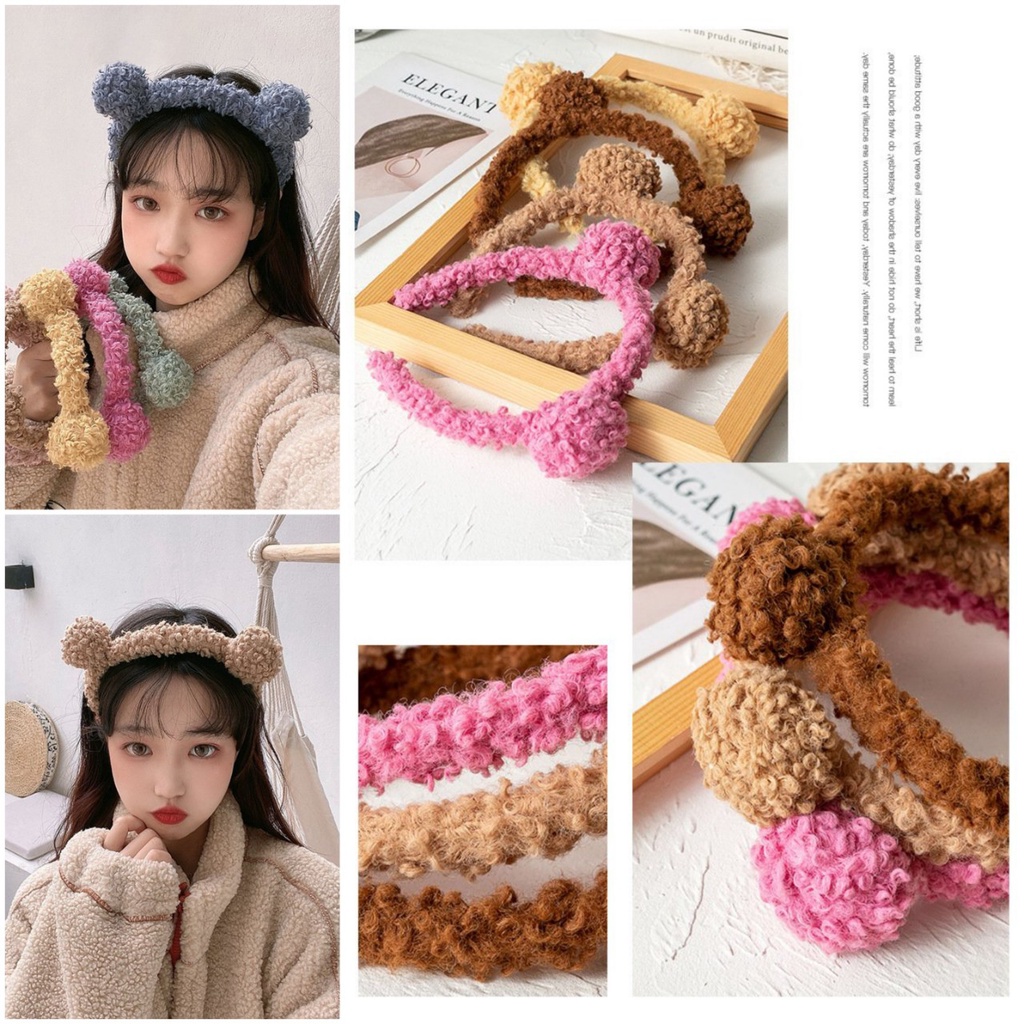 Bờm cài tóc Chimi PK028, bờm cute nhiều mẫu cua mắt lồi, cá mập, cà rốt, sừng hươu, dâu tây, tai gấu, mickey