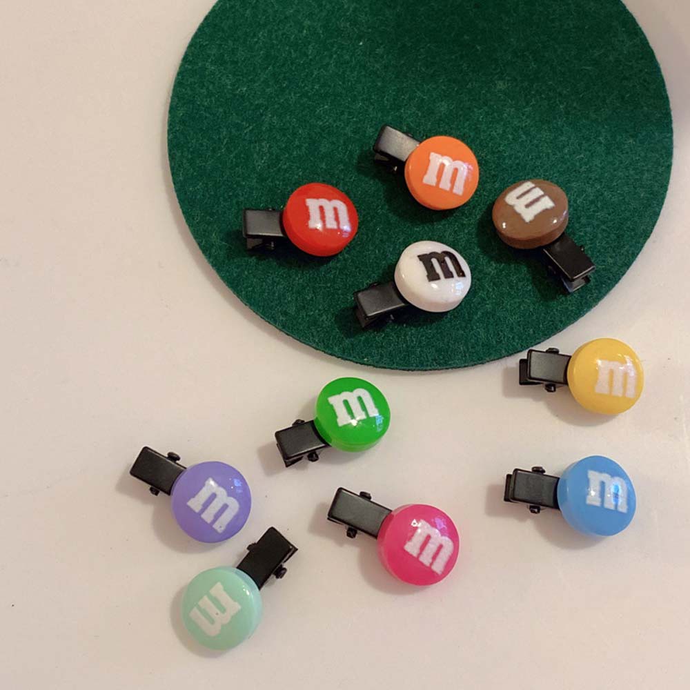 Set 5 / 10 Kẹp Tóc Hình Chữ M Đơn Giản Dễ Thương Phong Cách Hàn Quốc Cho Nữ