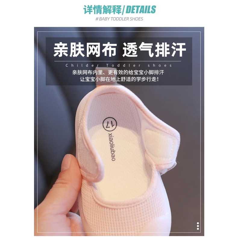Giày Công Chúa Bằng Lưới Thoáng Khí Thời Trang Xuân Hè Cho Bé Gái 0-1-2