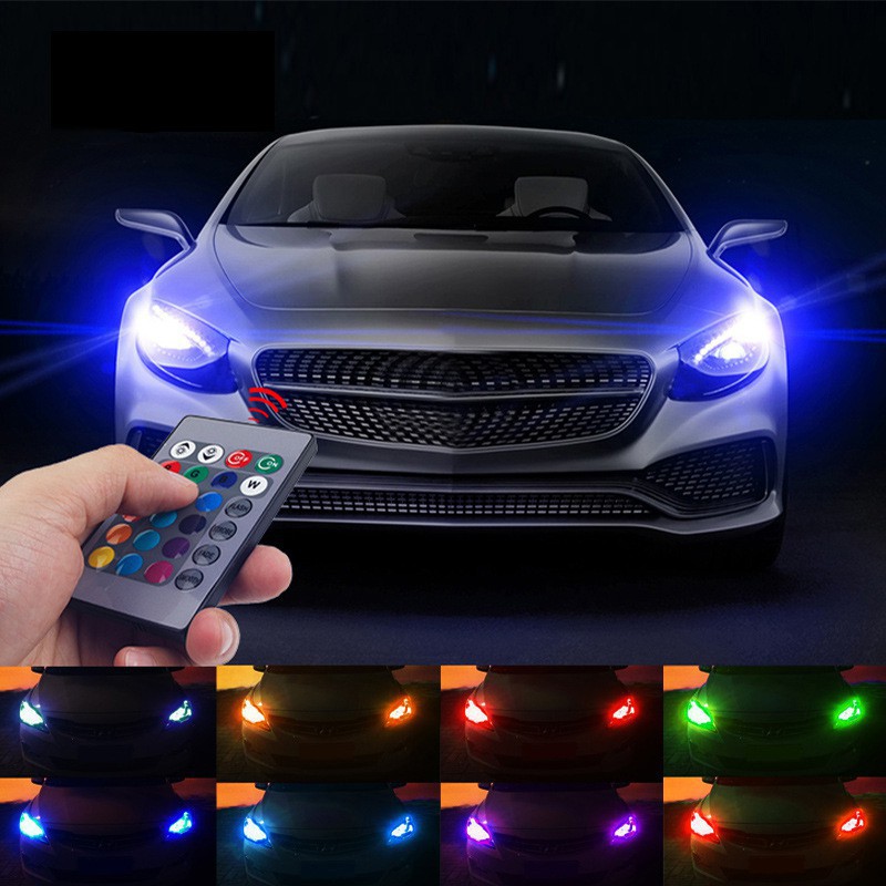 【SIDE LIGHT BULBST10 5050 CAR LED REMOTE BULB 6 SMD MULTI COLOR W5W 501 CONTROL】