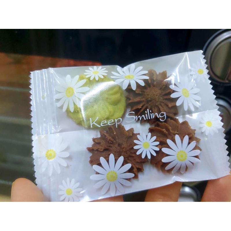 100 vỏ túi cúc hoạ mi 5,5x8,5cm đựng bánh