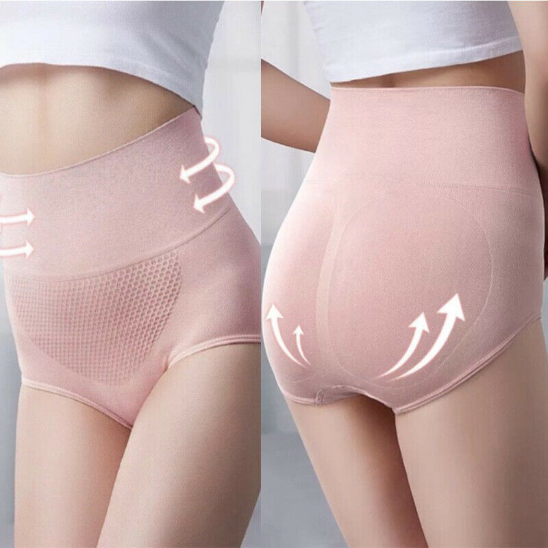 Quần Lót LEVAO Cotton Lưng Cao Định Hình 3d Cho Nữ