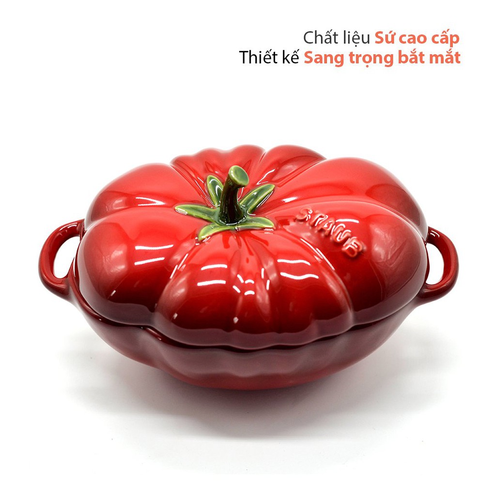 Bát Staub cà chua màu đỏ 19cm