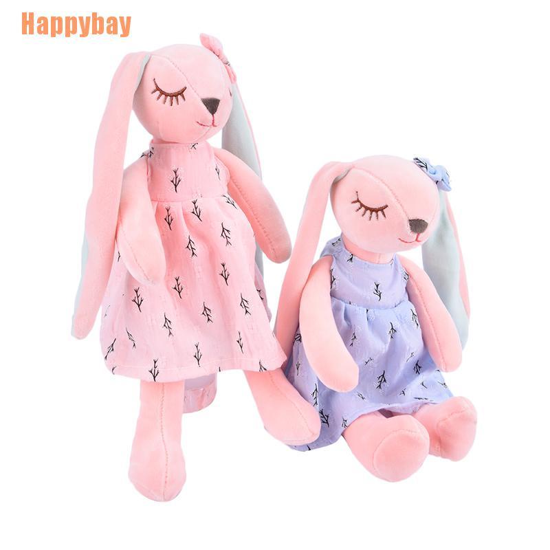 Thú Nhồi Bông Hình Thỏ Hoạt Hình Tai Dài Xinh Xắn