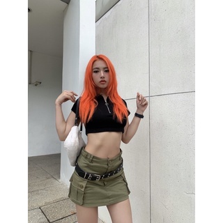 ÁO CROPTOP DÂY KÉO