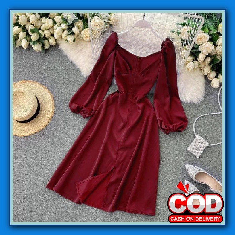 Đầm Giáng Sinh 2021 2022 Phong Cách Hàn Quốc Sang Trọng Cho Tuổi Teen / Tiệc Giáng Sinh / Tiệc Tùng (Màu Đen) Phong Cách Hàn Quốc Thanh Lịch L (Tw Ve Ve) - Đầm Đen (Tw Ve) Đầm Voan Phong Cách Thanh Lịch Cho Nữ - Đầm Đen)