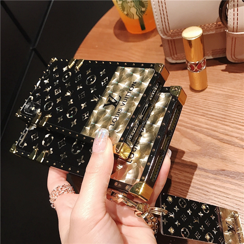 Ốp Điện Thoại Hình Vuông Mạ Vàng Thời Trang Sang Trọng Cho iphone 15 14 13 12 pro max xs xr 11pro 6 7 8 plus se