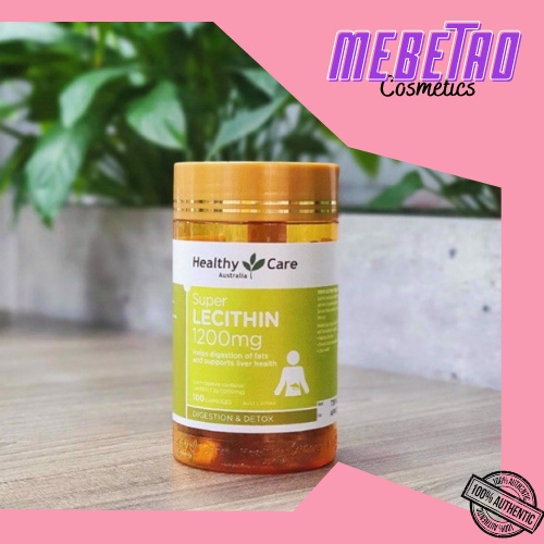 Mầm đậu nành Healthy Care Super Lecithin đẹp da, đào thải độc tố gan, cân bằng nội tiết tố