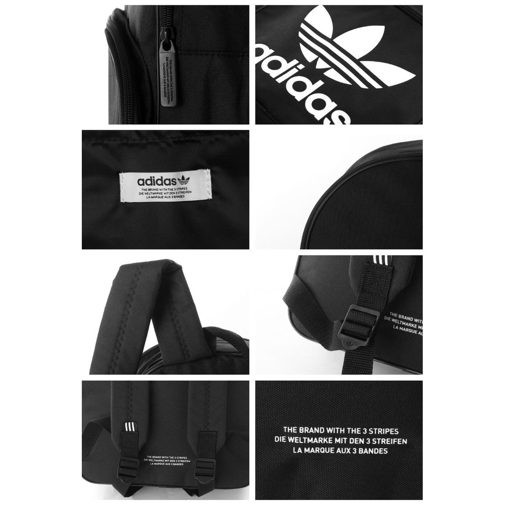 (HÀNG XUẤT XỊN) Balo das đen cở lớn B352 TREFOIL CLASSIC BACKPACK DJ2170