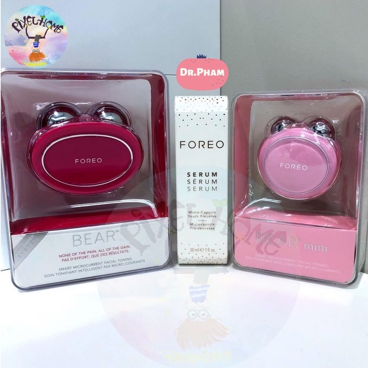 ✅[𝐃𝐫.𝐏𝐡𝐚𝐦]Máy nâng cơ mặt Foreo Bear Mini,Full🌸[CHỈ SẴN ÍT-LIÊN HỆ TRƯỚC MUA]