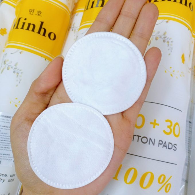 [Chính hãng] Combo 2 Bịt bông tẩy trang Mihoo 150 miếng tặng kèm hộp bông tẩy trang nhỏ - 8936112021119