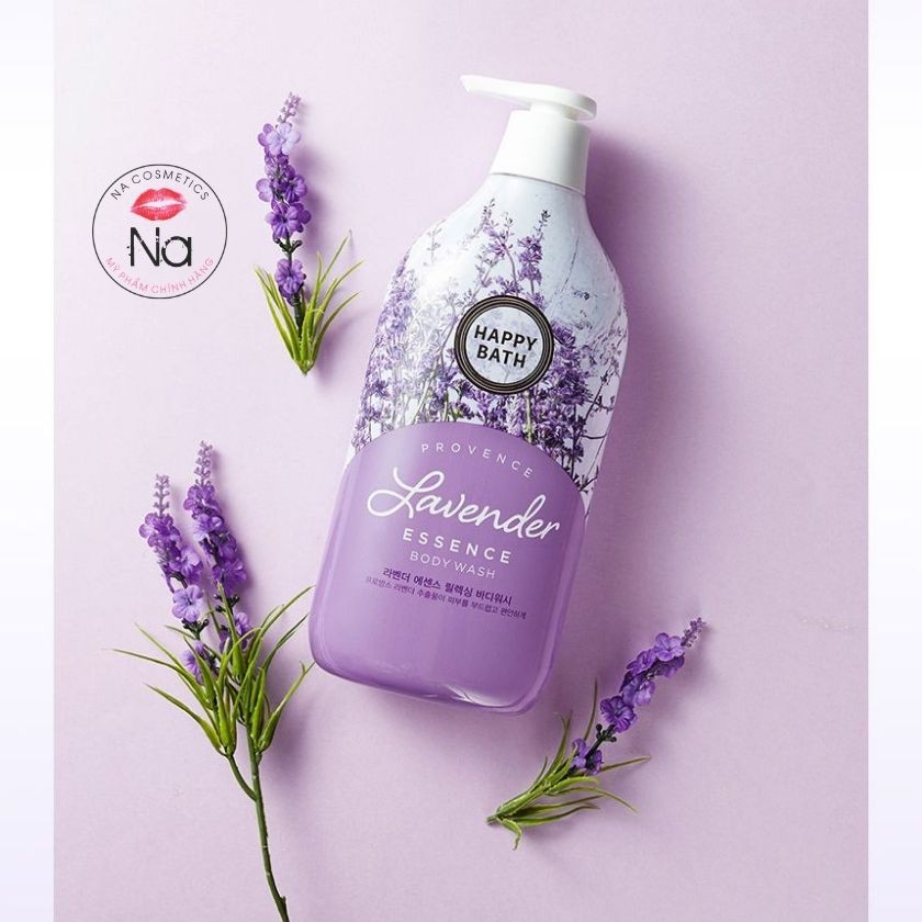 Sữa Tắm Happy Bath Tinh Chất Nước Hoa Hương LAVENDER 900ml