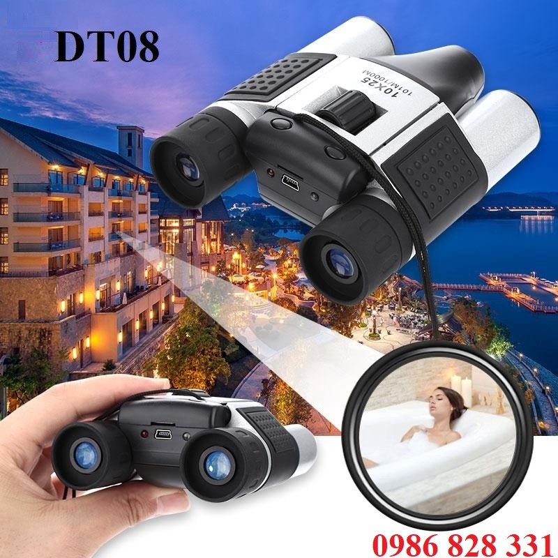 Ống nhòm Camera kỹ thuật số DT08 zoom 10x25 hoạt động ngoài trời thể thao du lịch