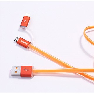 Cáp Lightning & Micro USB Remax Aurora