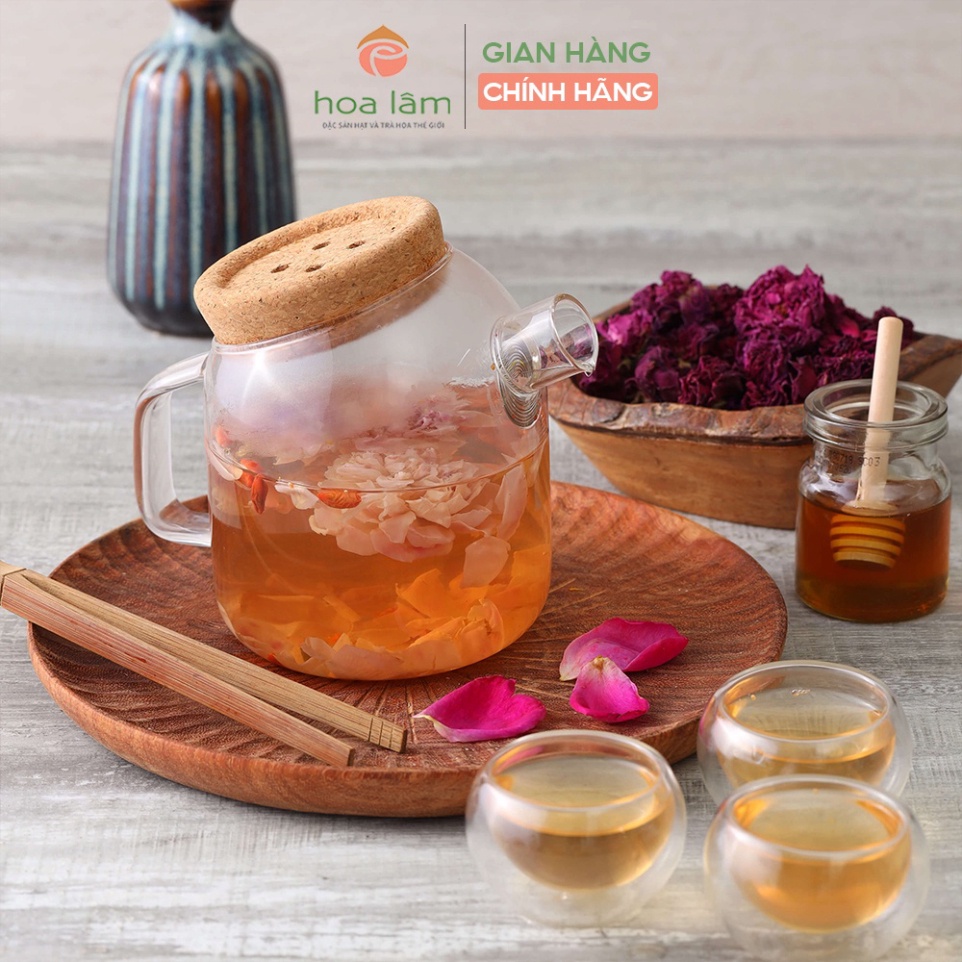 Gói lẻ 10gr Trà hoa hồng cổ Sapa sấy lạnh Hoa Lâm giúp làm đẹp da, giảm quá trình lão hóa