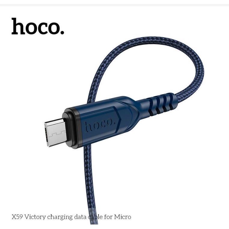 Dây Sạc Nhanh Hoco X59 Dây Dù+Chống Đứt Micro