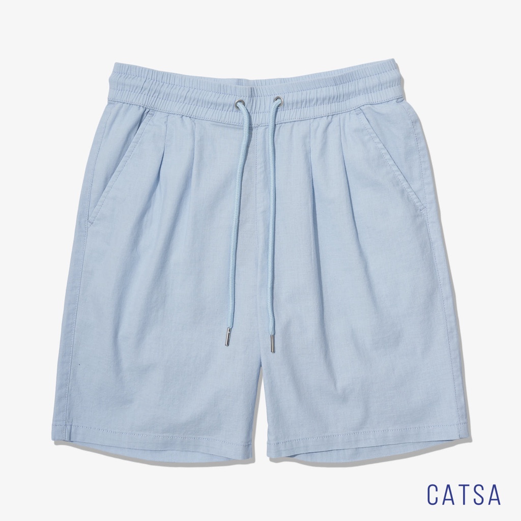 Quần short nam vải Linen nhẹ nhàng, thoải mái, năng động CATSA QSV007 - 006 - 008