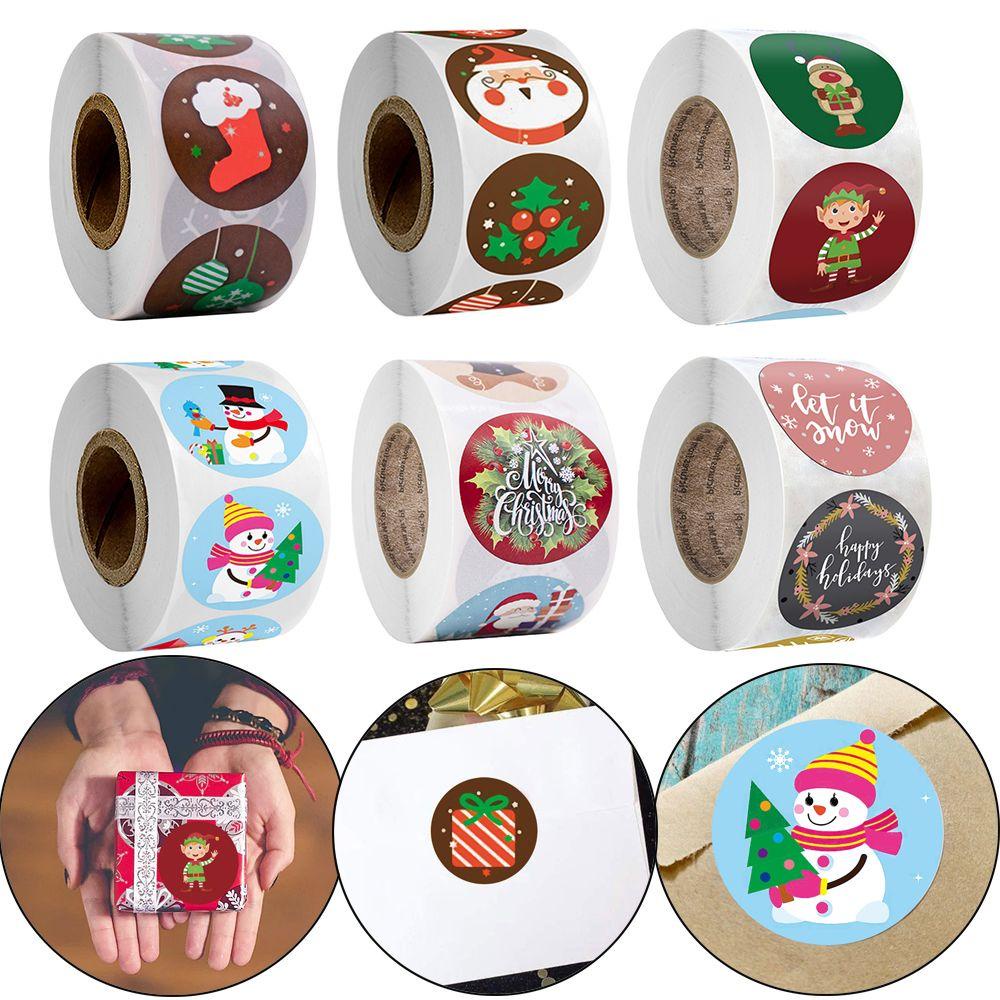 JONYE Bộ 500 Sticker Dán Trang Trí Giáng Sinh