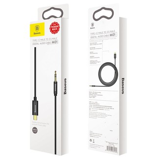 Cáp chuyển đổi từ type c sang 3.5 aux audio baseus m01