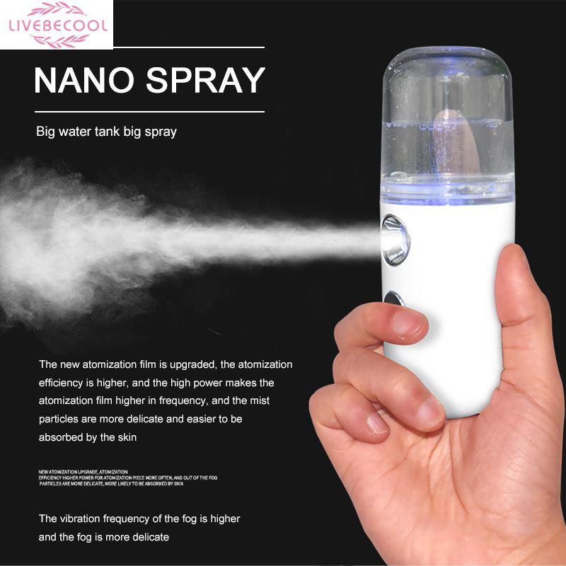 (Hàng Mới Về) Máy Phun Sương Tạo Độ Ẩm Nano Usb Nhỏ Gọn Có Thể Sạc Lại | BigBuy360 - bigbuy360.vn