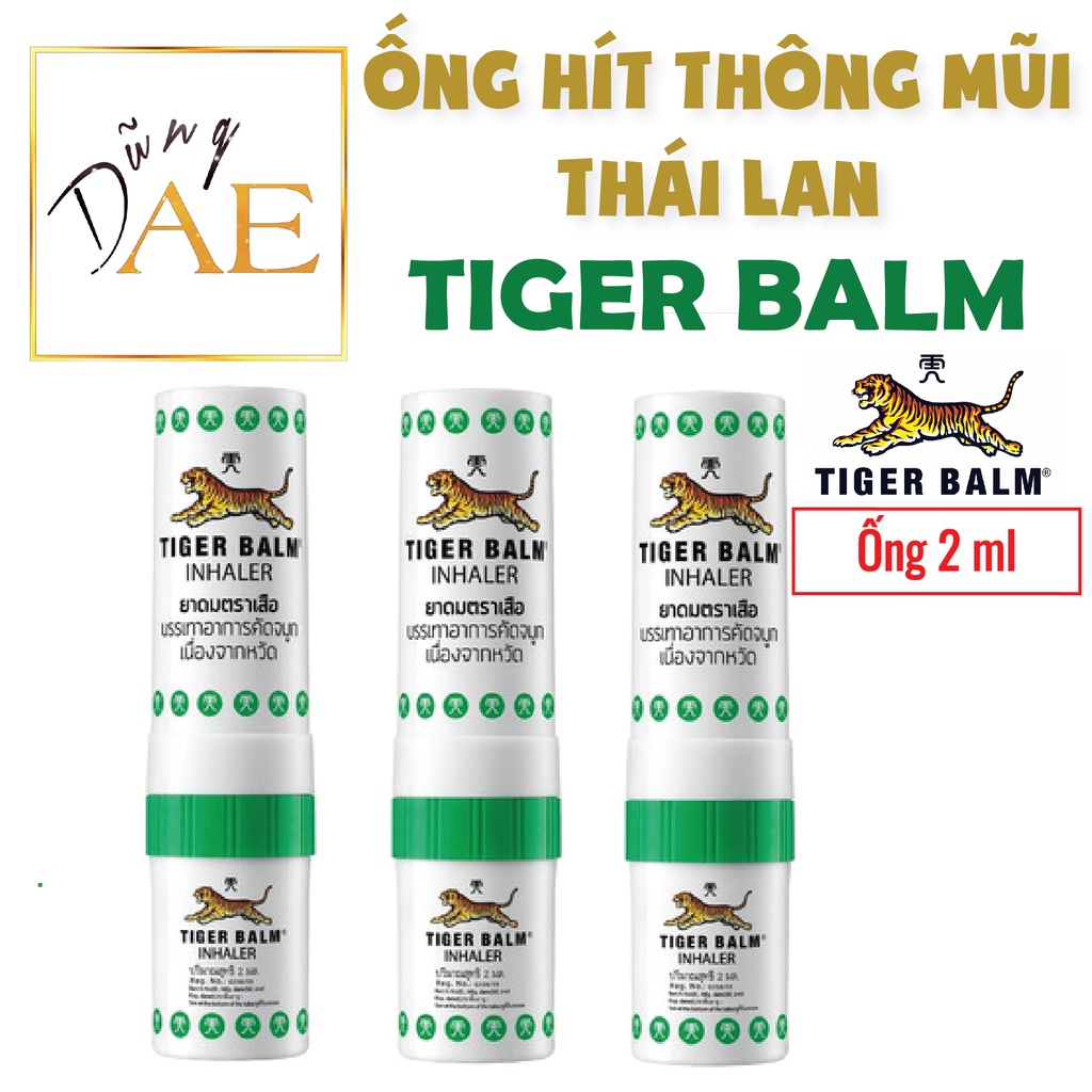 Ống Hít Thông Mũi Tiger Balm Thái Lan - Tiger Balm Inhaler 2mL