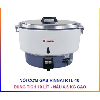NỒI CƠM GAS RINNAI 10 LÍT RTL-R10 - NGẮT GAS TỰ ĐỘNG - HÀNG CHÍNH HÃNG