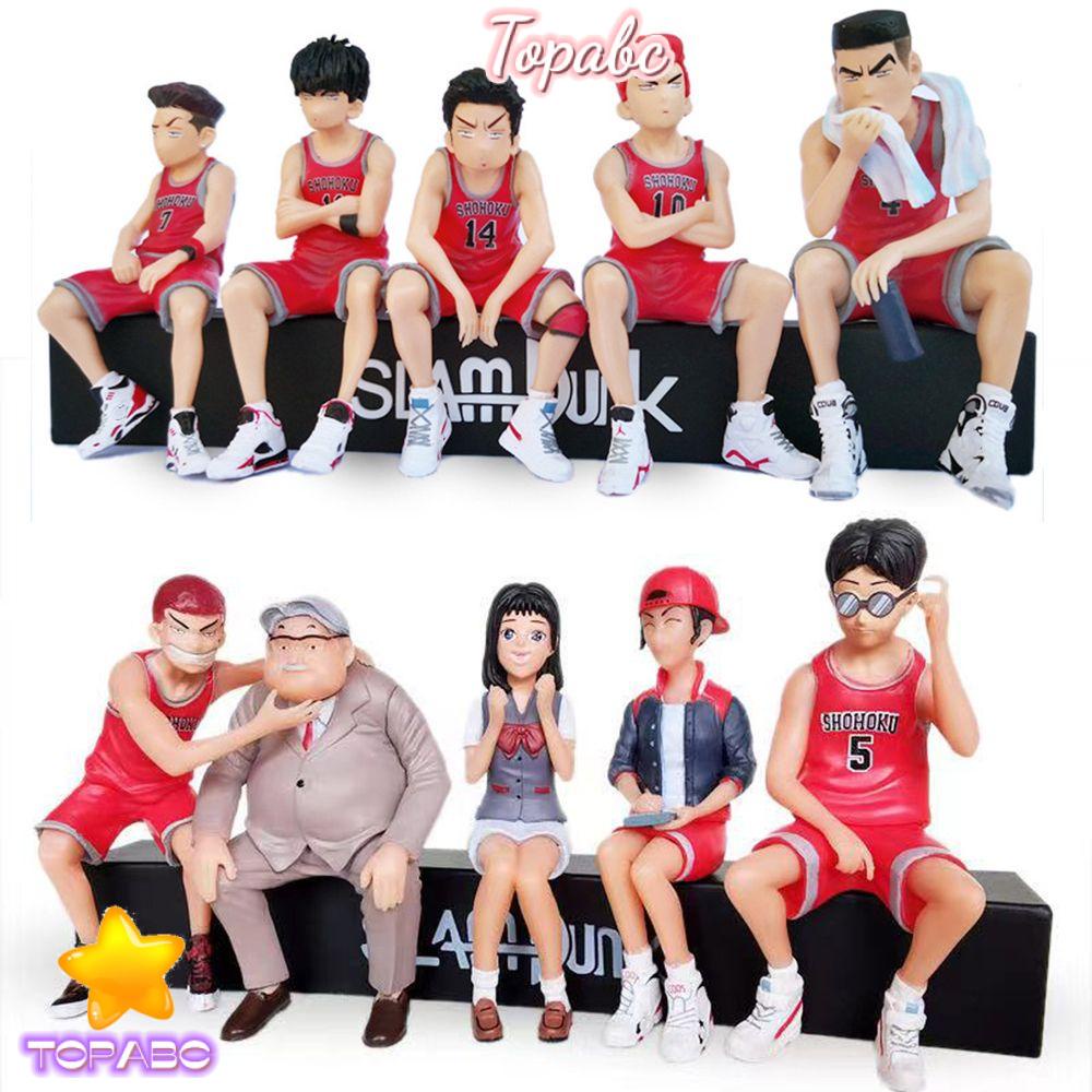 Bộ 5 Đồ trang trí Nhân Vật Hoạt Hình SLAM DUNK