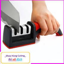 Dụng cụ mài dao kéo 3 cấp độ cầm tay, mài dao nhanh bén siêu tiện lợi