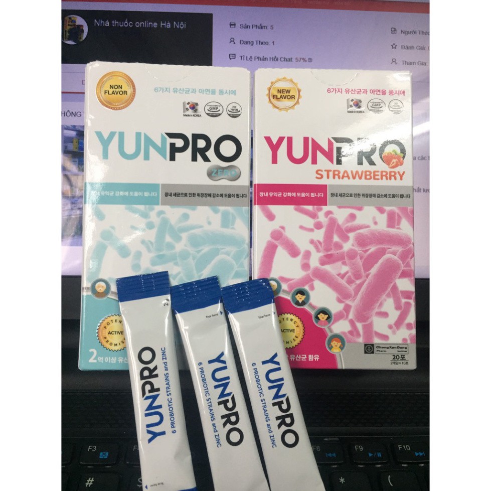 Men vi sinh Hàn Quốc Yunpro⚡CHÍNH HÃNG⚡ bổ sung 6 chủng lợi khuẩn cho hệ tiêu hóa -MINH QUÂN