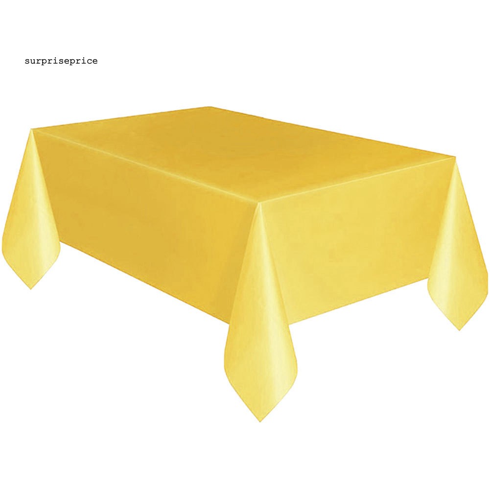 Khăn Trải Bàn Màu Trơn Bằng Vải Satin Chống Trơn Dùng Cho Trang Trí Tiệc Cưới