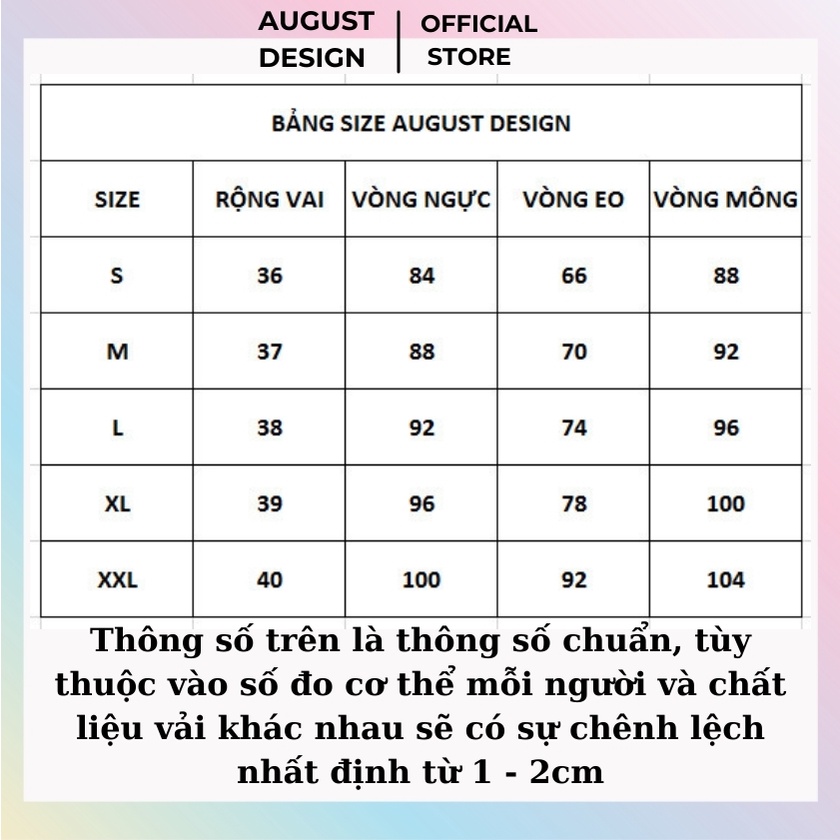 Quần ống rộng nữ lưng cao trần chỉ trang trí BY AUGUST DESIGN