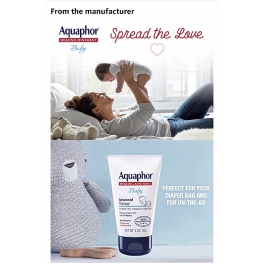 ✅ Kem hăm tả dành cho baby Aquaphor Baby - Mỹ