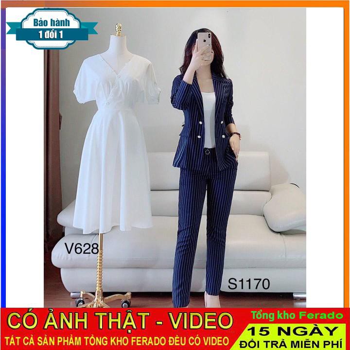 [ xả kho ] MiD SET VEST KẺ S1170 Mie Design kèm ảnh thật