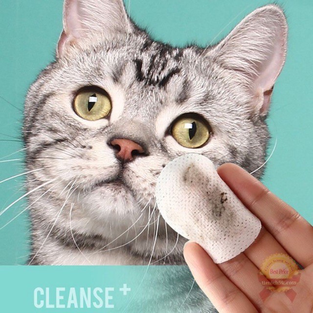 Khăn lau ố mắt -Bioline cho chó mèo -HỘP 30 miếng