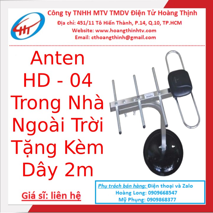 Anten để bàn DVB T2 HD 04 - HD04