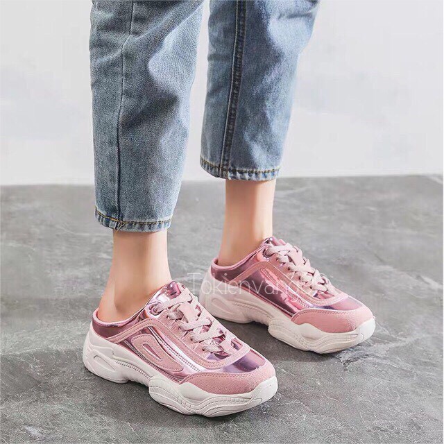 GIÀY SỤC THỂ THAO NỮ ĐỘN ĐẾ TRÁNG BẠC SIÊU ÊM 0011 | BigBuy360 - bigbuy360.vn