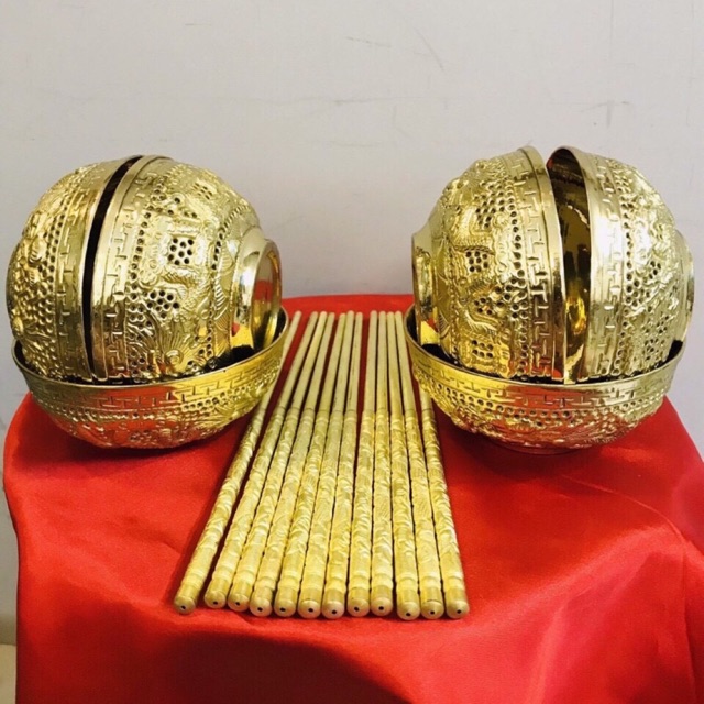 Bát đồng ăn cơm, chén ăn cơm bằng đồng