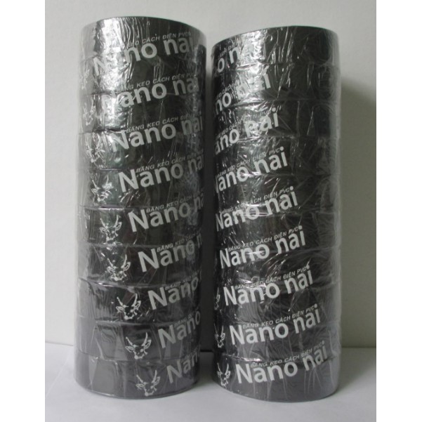 1 cây 10 cuộn băng keo điện NANO dày 20 yard 1F8