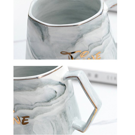 Ly cốc sứ có nắp vân đá FINE có HỘP QUÀ cực đẹp | BigBuy360 - bigbuy360.vn