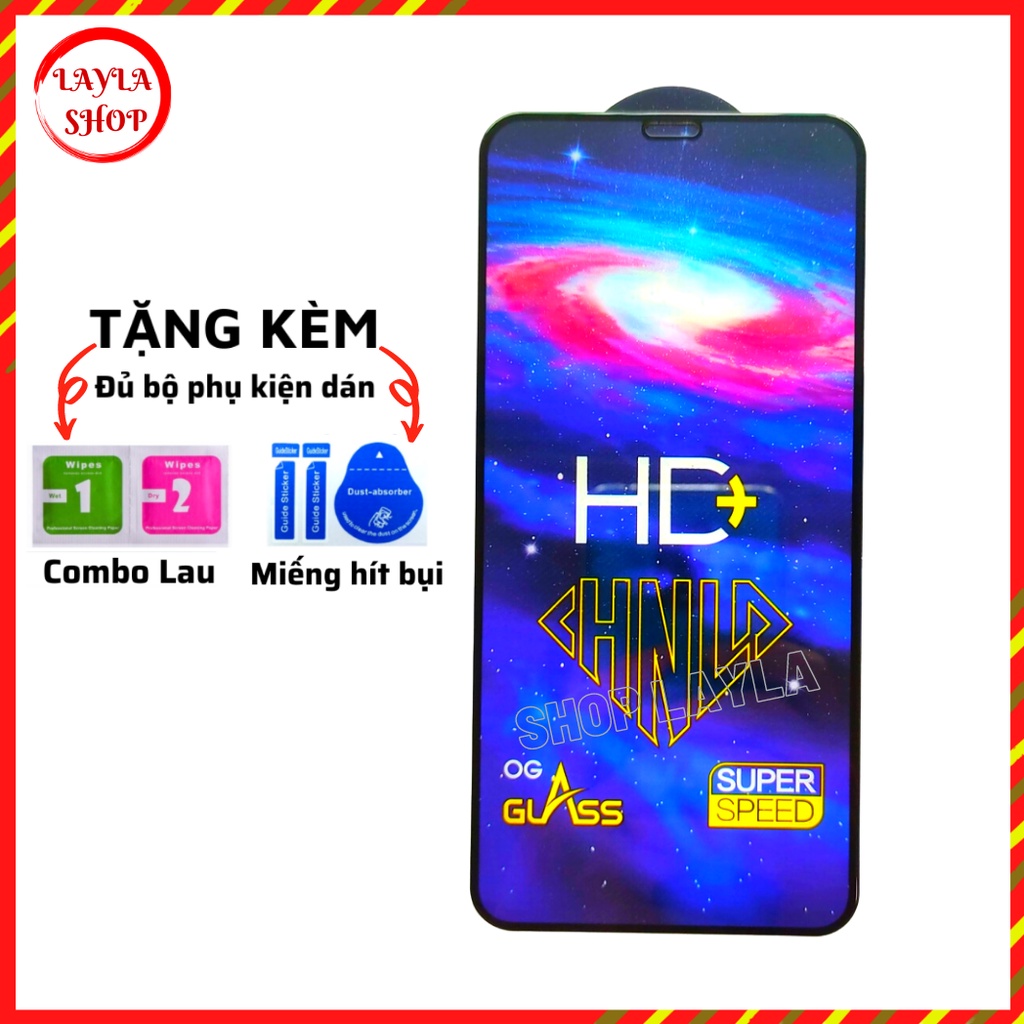 Kính Cường Lực iphone 7plus/8plus/X/XR/XS/XSMAX/11/11PRO/11 PROMAX/12/12PRO/12 PRO MAX/13/13 PRO/13 PRO MAX-Phủ NaNo HD+