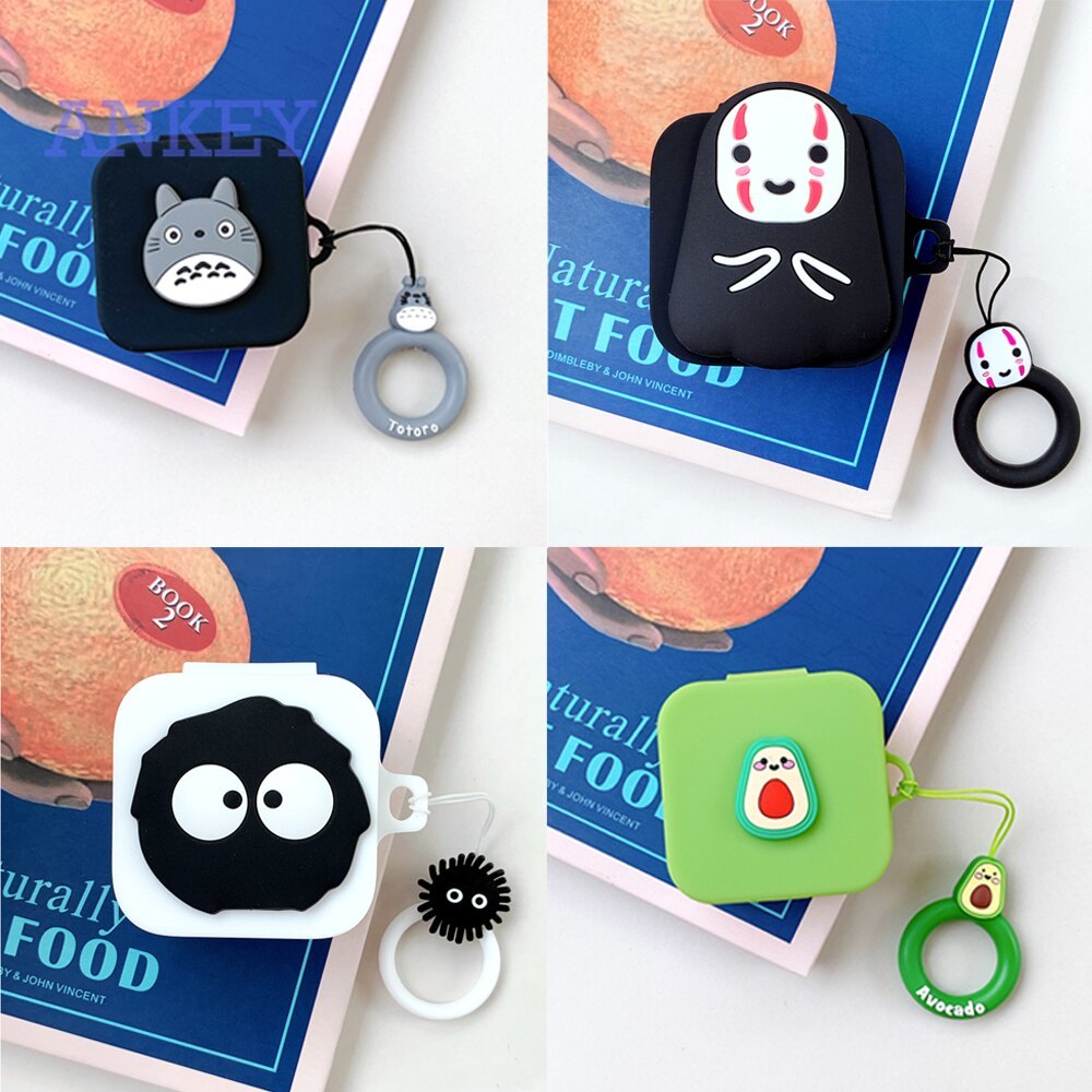 Mi True 2 Basic / Xiaomi Airdots 2 SE 2s 2 Pro Vỏ bảo vệ hộp sạc tai nghe không dây làm từ silicon mềm dễ thương cho