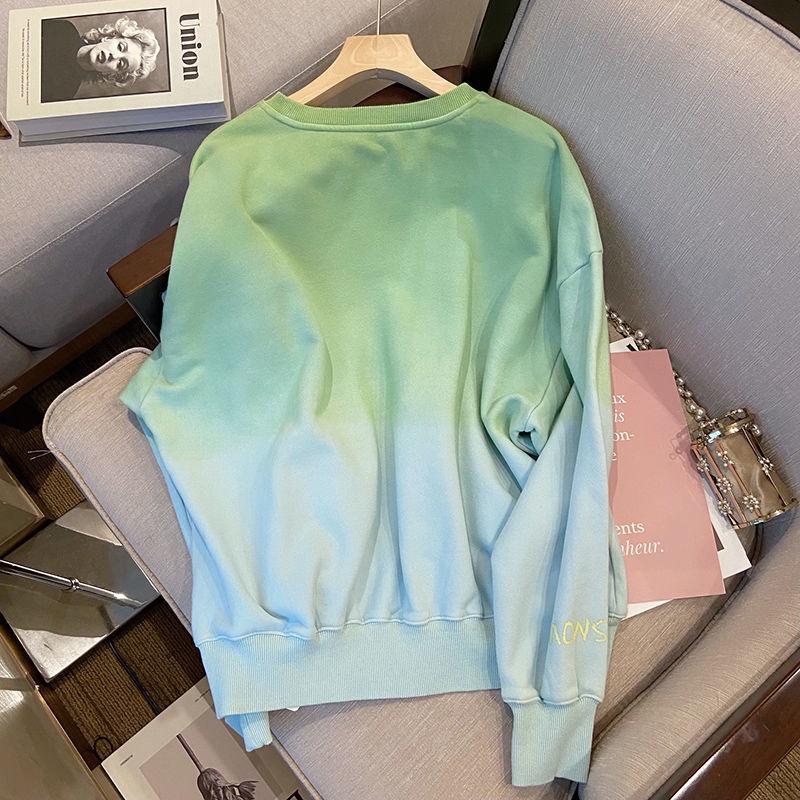 Áo sweater Dáng Rộng Phong Cách Phương Tây Thời Trang Mùa Thu Mới Cho Nữ