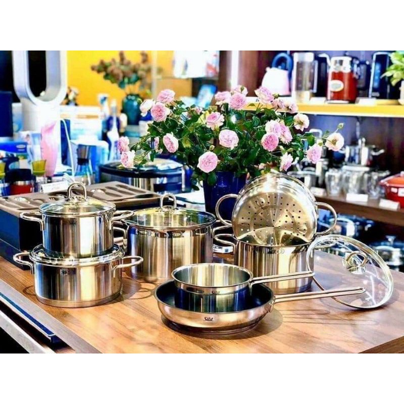 Bộ Nồi Silit Diamant 7 Món Nội Địa Đức Bộ Nồi Chất Liệu Inox Không Gỉ Cao Cấp
