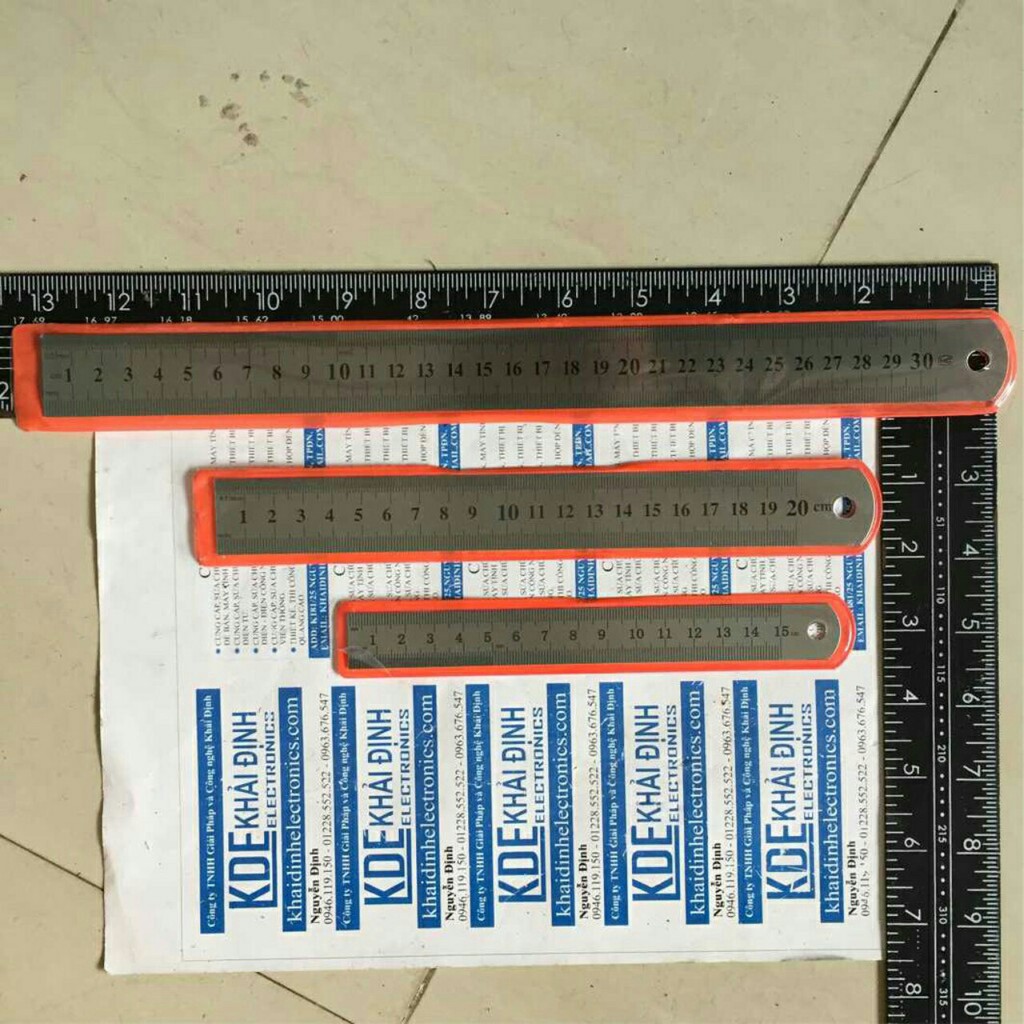Thước kẻ thẳng thép không gỉ