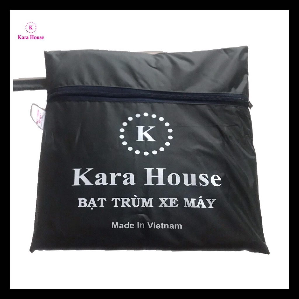 Áo Trùm Xe Máy, Bạt Trùm Xe Máy Vải Dù Cao Cấp Chống nước tuyệt đối Kara House - Nhiều màu