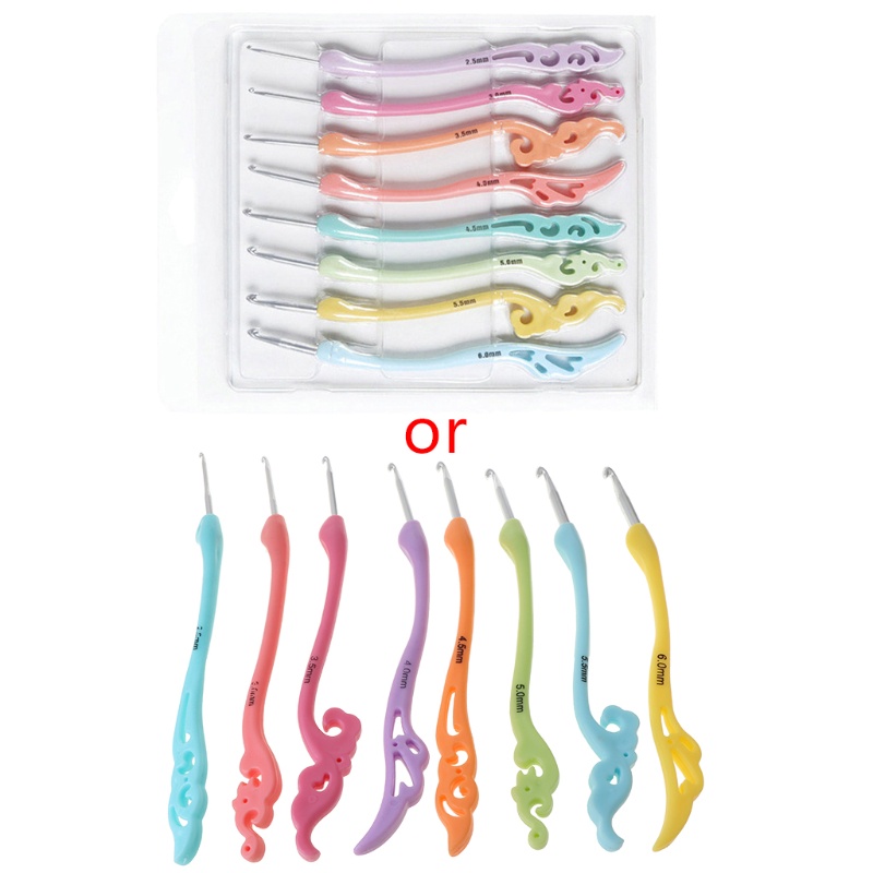 Set 8 Móc Đan Len Bằng Nhôm Tiện Dụng