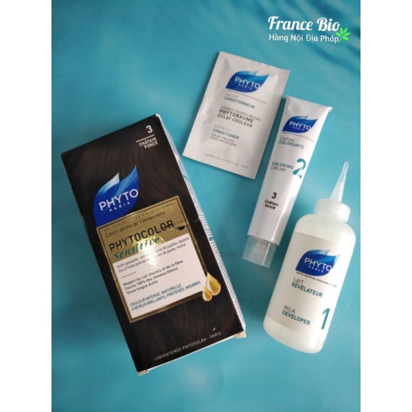 Nhuộm tóc thảo dược Pháp PhytoColor Sensitive