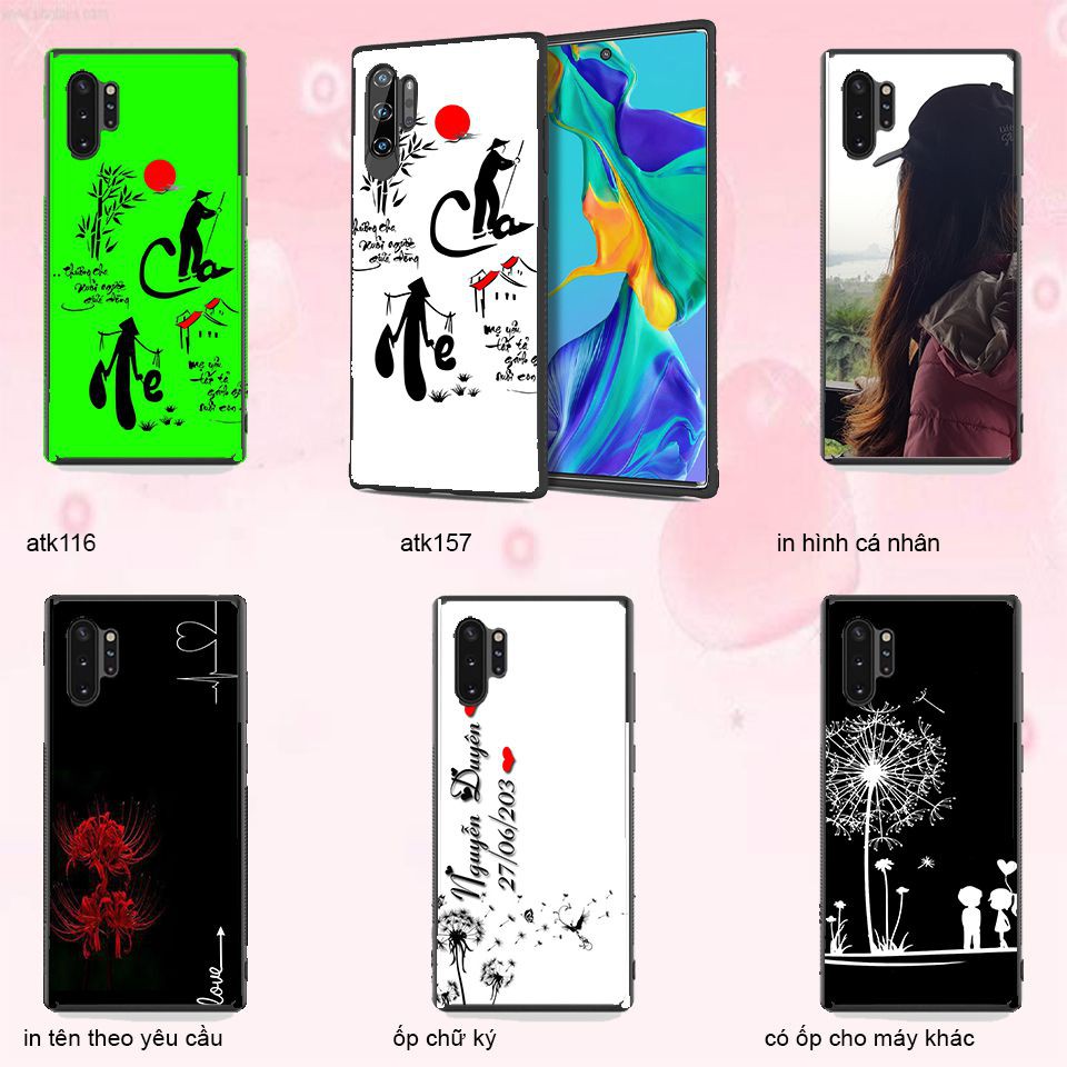 Ốp dẻo Samsung Note 10, 10 Plus hình Cha Mẹ