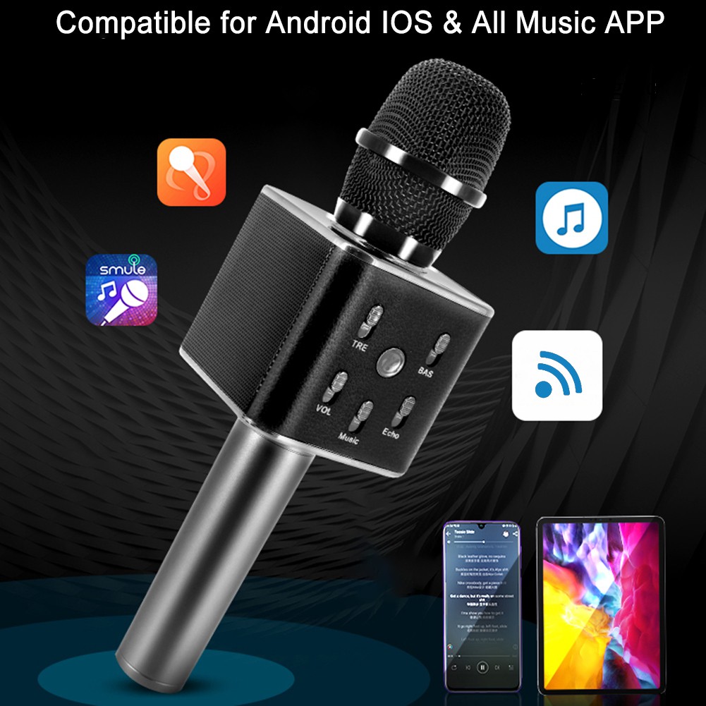 RC_TOSING Q9 Wireless Bluetooth Karaoke KTV Party Home Music Singing Microphone